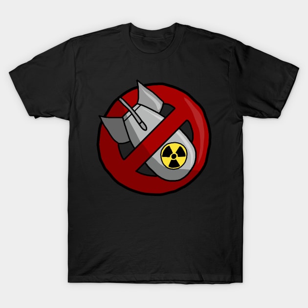 No Nuclear Weapons T-Shirt by valentinahramov